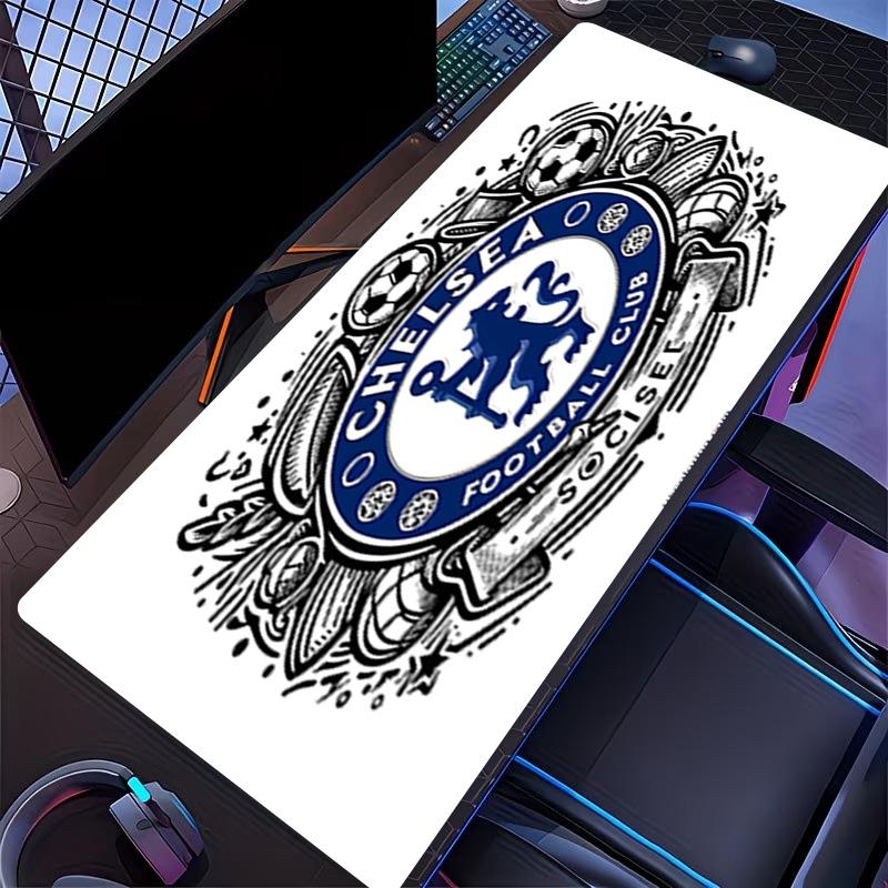 football club F.C Print Mouse Pad, for Keyboard Pad Laptop PC Mat for Office Home Use, Desk Decor, Perfect Birthday Gift for Gamers