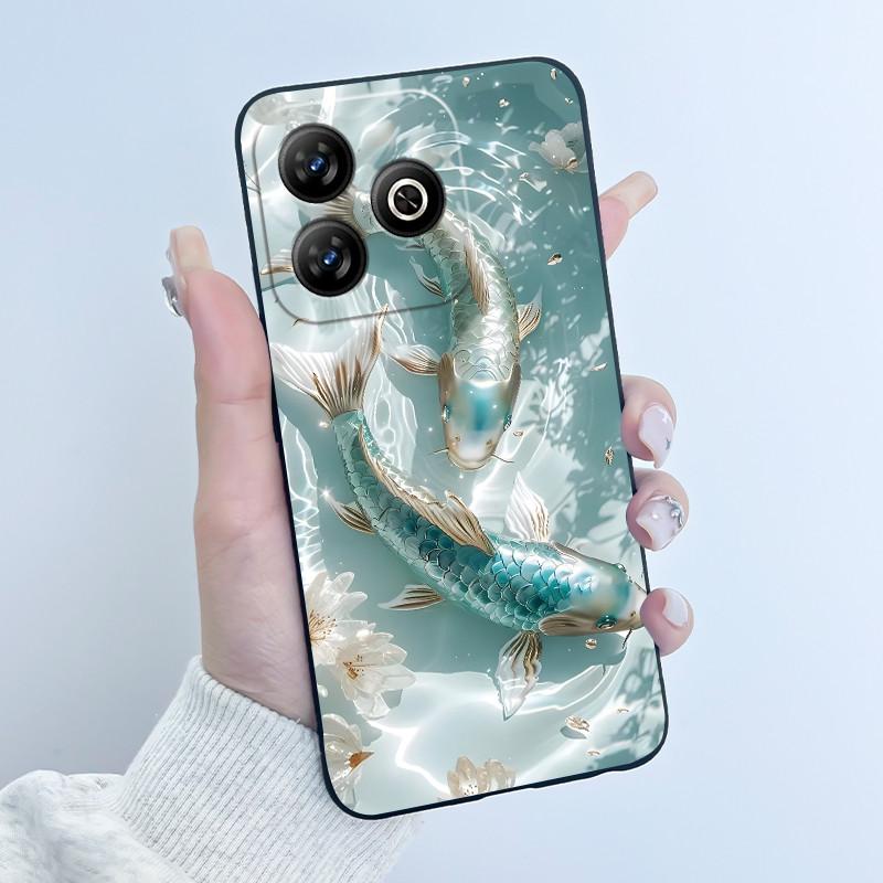 Чехол для ZTE Axon 60 / Blade V60 / Nubia V60 Милый Кролик Чехол для ZTE Axon60 BladeV60 NubiaV60 Черный Силиконовый Защитный Чехол