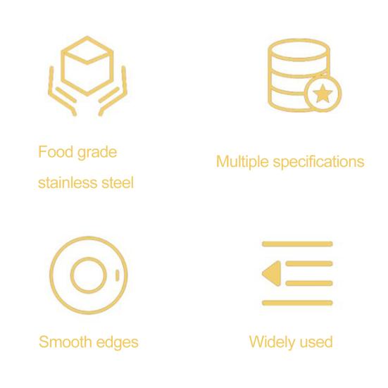 5 шт. миска для хранения продуктов, легко чистящаяся, износостойкая раковина из нержавеющей стали для домашней кухни, ресторана
