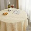Белая французская скатерть легкая роскошь хлопок лен круглая прямоугольная скатерть для прилавка чайного столика тканевое искусство свадебное украшение на день рождения