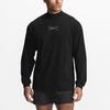 Turtleneck Fitness Wear Men's Autumn and Winter Elastic Sports Loose Clothing Running Quick-drying Black Long-sleeved T-shirt