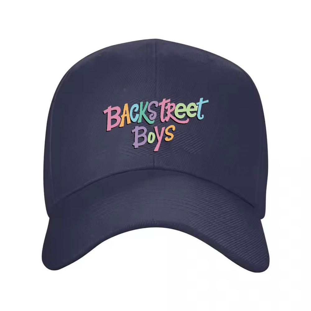 Backstreet Boys Letter Baseball Concert Cap Outdoor Retro Trucker Dad Hat Unisex Teens Casual Sunshade Snapback Polyester Cap