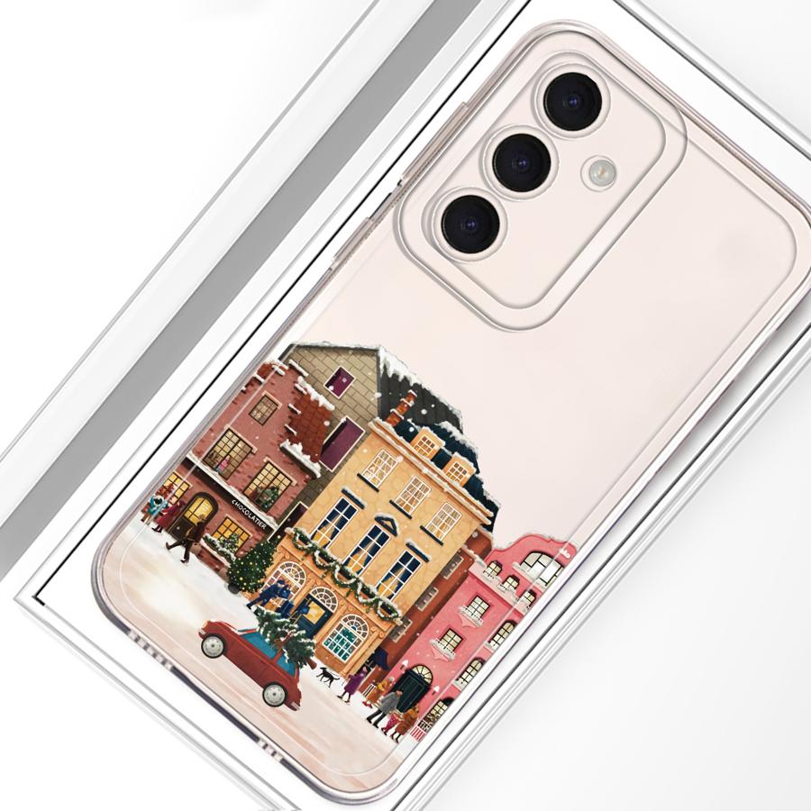 Case for Samsung Galaxy A25 A51 A56 A50 A54 A16 A55 A23 A52 A31 A33 A52 A36 A13 A26 A24 A34 A35 Phone Winter Village Christmas