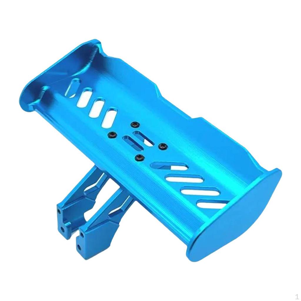 RC Tail Wing 1/14 1/12 Rear Spoiler Easy Installation Modification Bracket Aluminum