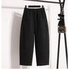 DIMANAF 2025 Осень Зима Брюки Большого Размера Женские Винтажные Дамские Толстые Длинные Брюки Свободные Повседневные Оверсайз