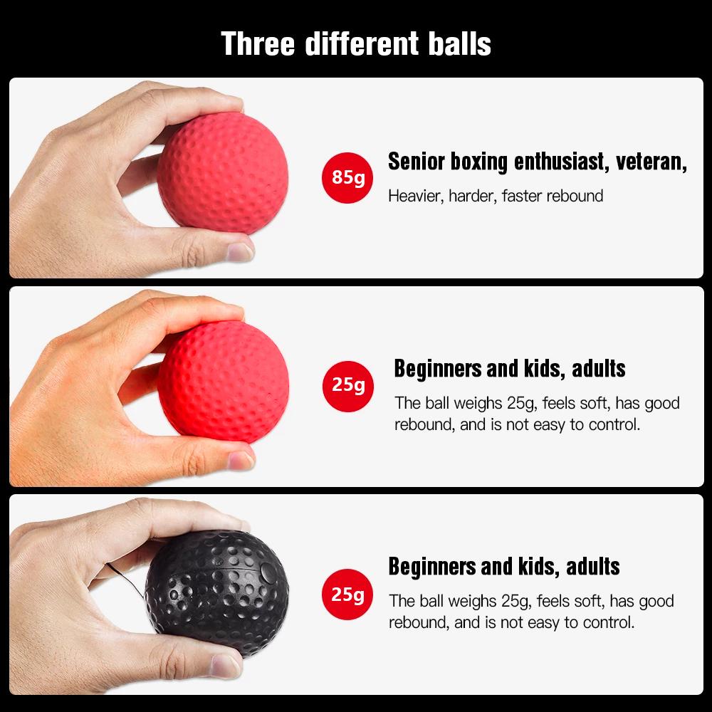 Бокс Рефлекторный мяч Скорость Сила Мешок с песком Фитнес Санда Улучшает реакцию рук и глаз Тренировка ловкости Повязка на голову Тренажерный зал Муай Тай