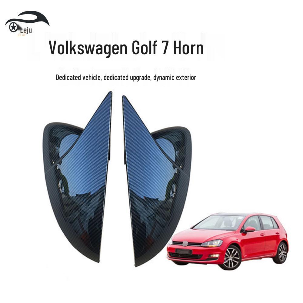 Накладка на зеркало заднего вида Volkswagen Golf Mk7/Mk7.5, цвет Ярко-черный
