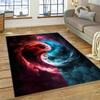 Yin and Yang 3D Naturalize Chinese Tai Chi Carpet Rug for Home Living Room Bedroom Sofa Doormat Decor,Kids Area Rug Non-slip Mat