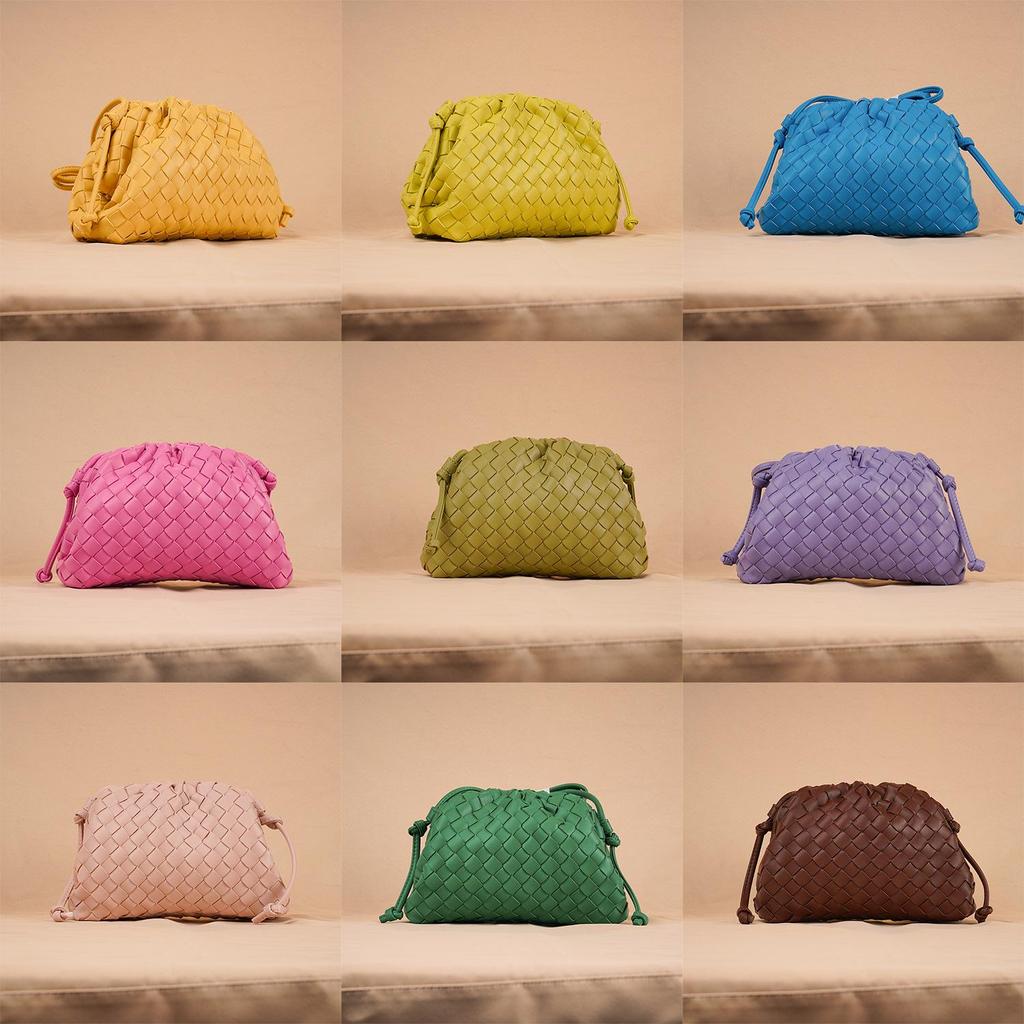 Женская модная сумка Woven Cloud Bag 2023 года — милая, стильная сумка-клатч на одно плечо