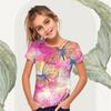 Children's Clothes Butterfly Print T Shirt 3D Kids Short Sleeve T-Shirt for Girls Clothing Boys Tops Summer Fashion Tees Shirts
