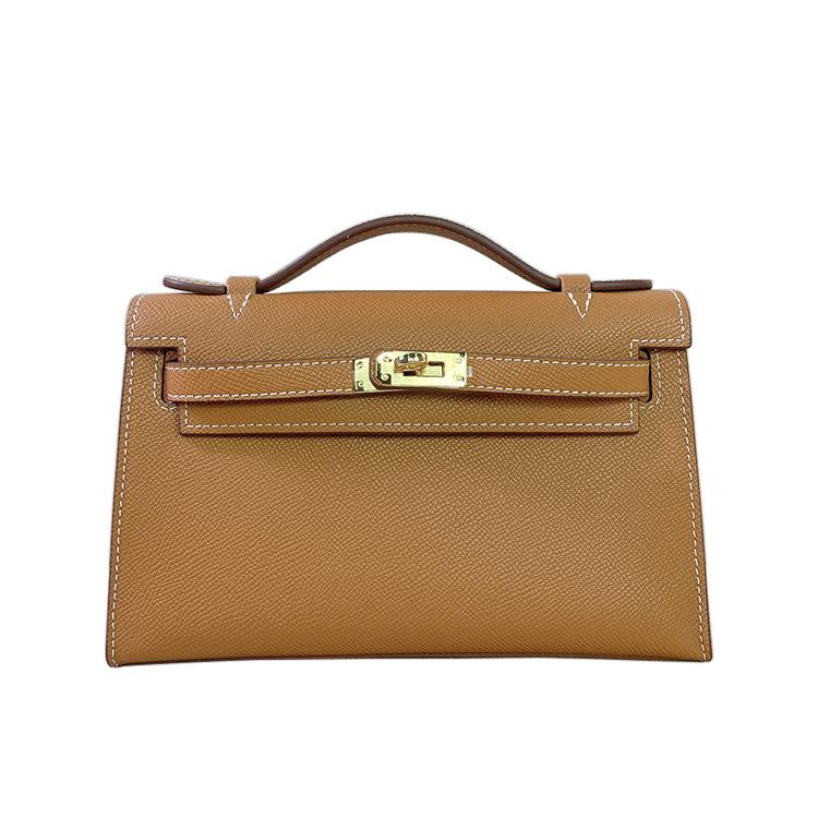 Женская мини-сумка Kelly из натуральной кожи 2023 г.: Модная сумка через плечо с модным узором «пальмы»