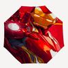 Iron Man Theme Automatic Umbrella, Lightweight & Portable, 8 Rib, Perfect for Outdoor Travel, Birthdays, Christmas, Gifts.