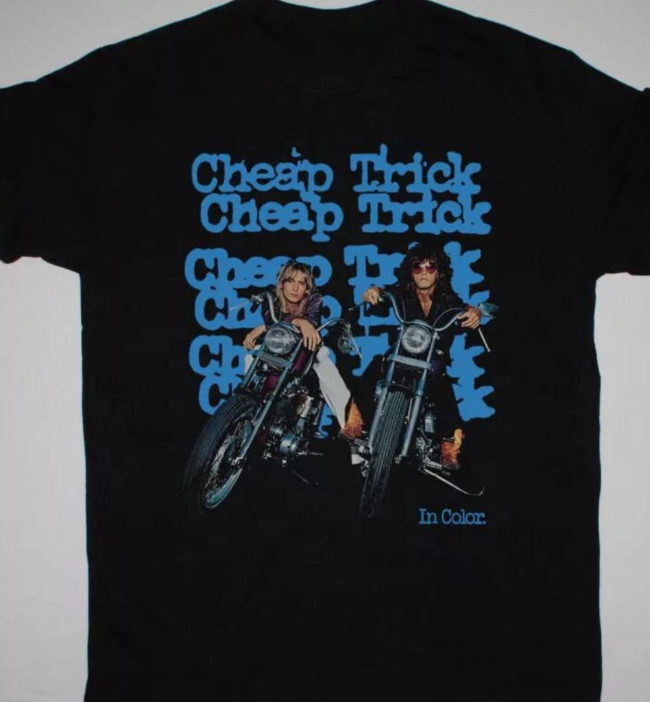 Винтажная футболка CHEAP TRICK IN COLOR 90-х Хлопок Черный Унисекс S-2345XL