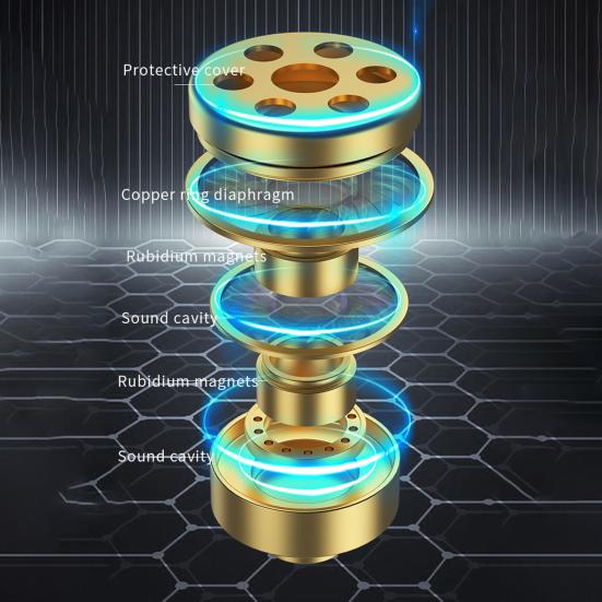 Проводные наушники-вкладыши унисекс Mega Bass с микрофоном Clear Sound Gaming Универсальный интерфейс 3,5 мм