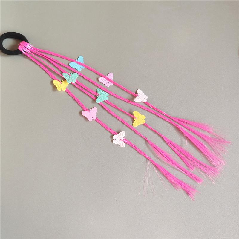 1 предмет, новые красочные парики для девочек, хвост, детские аксессуары для волос, головной убор, украшение для волос, повязки на голову, резинки, красивые ленты для волос, головные уборы