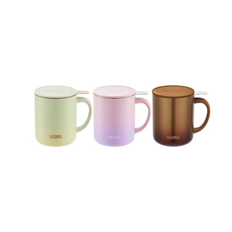 THERMOS 400ml Insulated Tea Mug with Handle and Filter