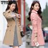 Long Sleeve Warmth Windbreaker Large Size Woolen Coat Spring and Autumn Large Size Woman's Clothing