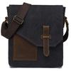 Сумка через плечо для Messenger Canvas Crossbody Genuine Commuting Business Black Мужская, Сумка, Сумка, Кожаная, Школьная, Сумка, Сумка,