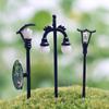 Plant Pot Pop Garden Ornament Miniature Fairy Streetlight Dollhouse Craft Home Decor