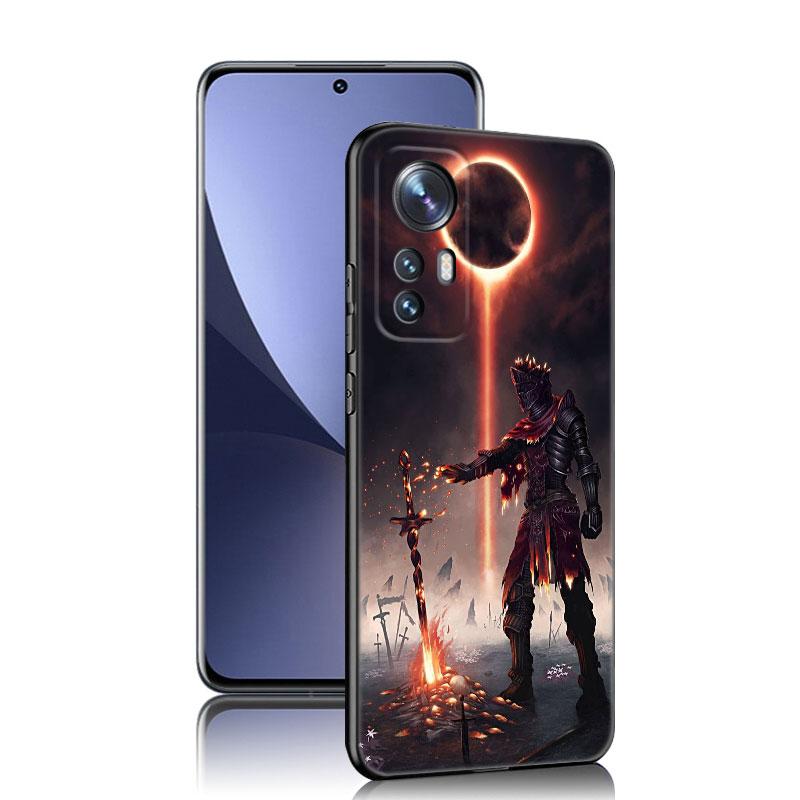 Игровой черный силиконовый чехол для телефона Dark Souls для Xiaomi Mi 9 SE 8 10 10T 11 12 13 Lite 9T 11T 12S 12T 13T 14 Pro 5G NE 11i 12X