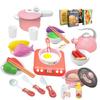 Children Pretend Play House Electric Kitchen Toy Set Simulation Induction Cooker Toys for Kids