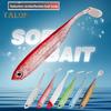 4Pcs 9CM/4G Soft Fishing Lure with Paddle Tail Glitter Realistic Bionic Colorful Silicone Artificial Bait Freshwater Saltwater Fishing Accessories