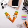 Creative Positive Energy Doll Hand Crocheted Carrot Emoticon Bag Decoration Cute Knitting Doll Decoration Funny Gifts With