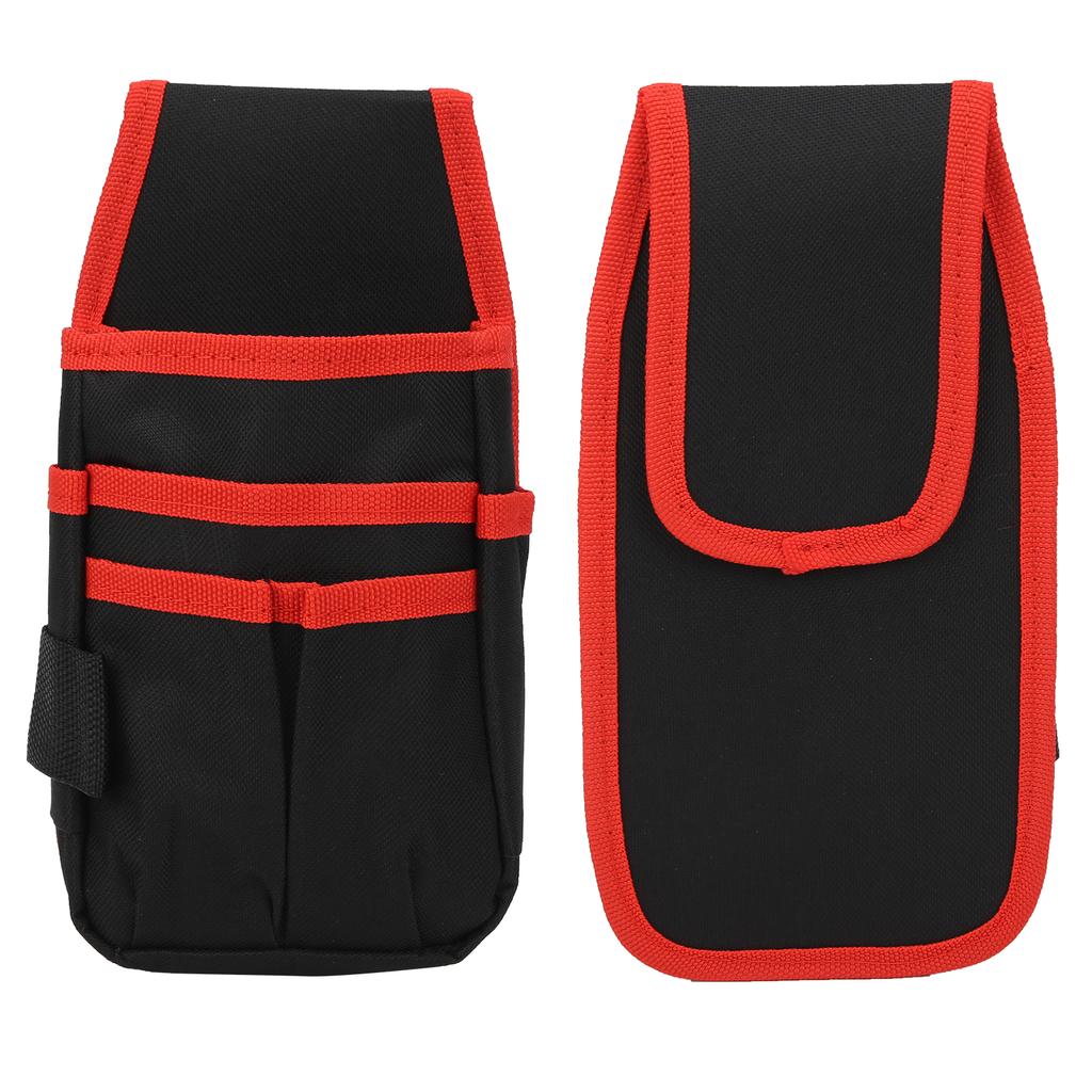 Hardware Tool Bag MultiFunctional Hardware Pouch Container Organizer Storage Bag(Red )