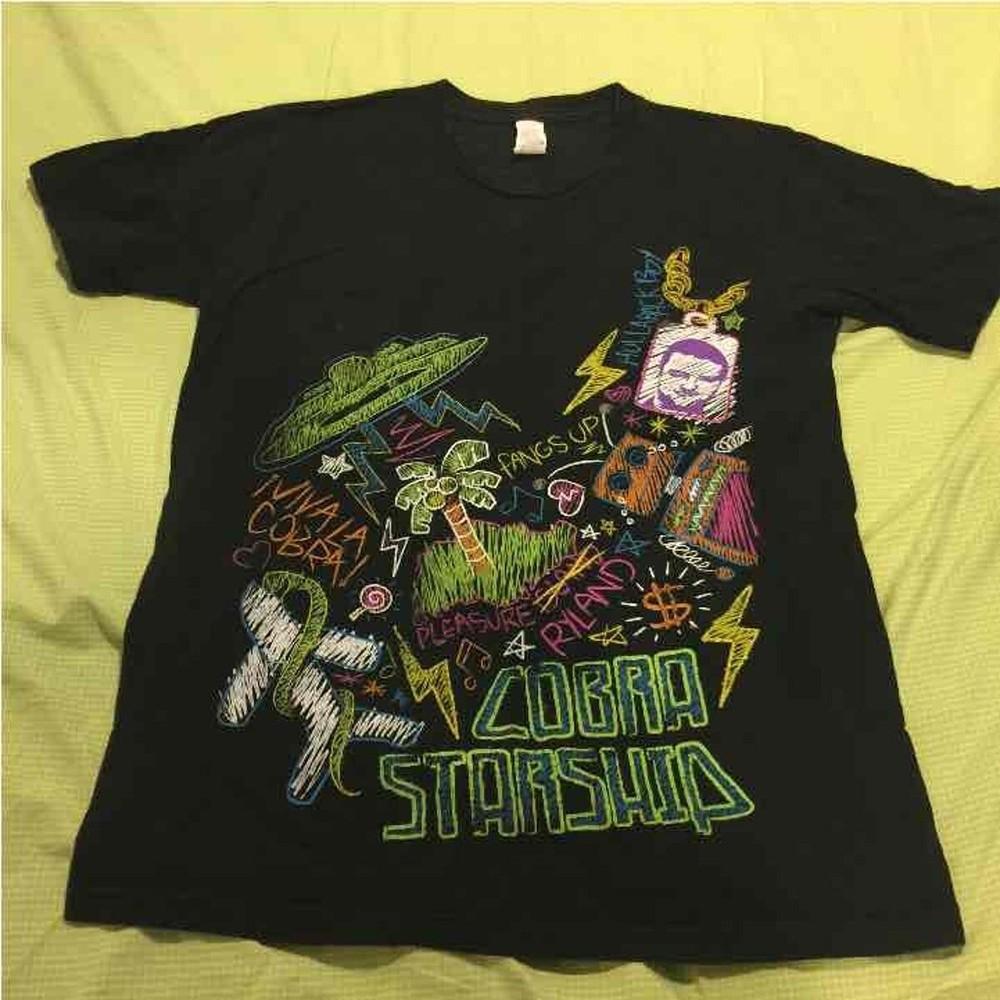 Vintage Cobra Starship Shirt Short Sleeve Full Size S to 5XL IL615 Unisex T-Shirt