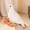 Realistic Pigeon Plush Toys High Quality Soft Lifelike Grey Hill White Pigeons Birds Stuffed Animals Toy Collection Model Gifts