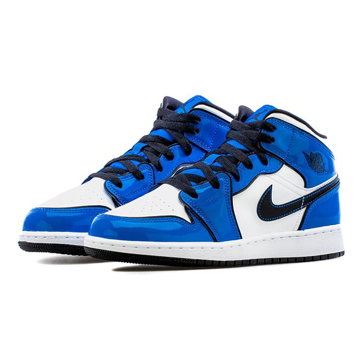 Jordan 1 Mid Signal Blue GS BQ6931-402