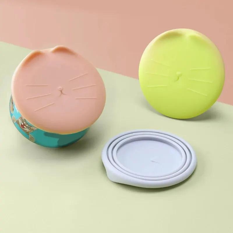 Pet Canned Spoon 3 In 1 Universal Sealing Lids Feeding Stirring Long Handle Cat Scoop Pet Feeding Tableware Accessories