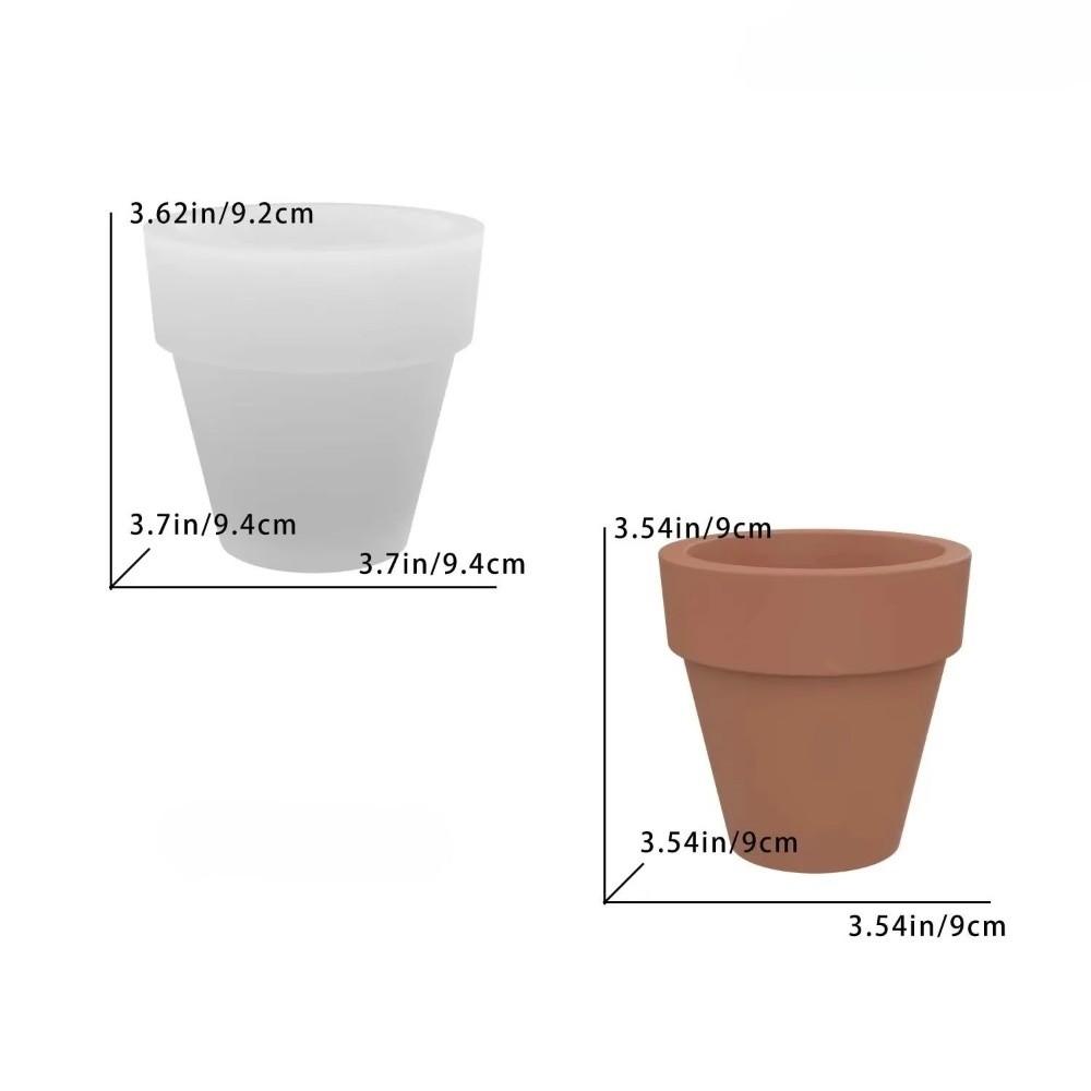 Large and Small Flowerpot Molds Round Plaster Mold Nordic Planter Mould For DIY Potted Plants