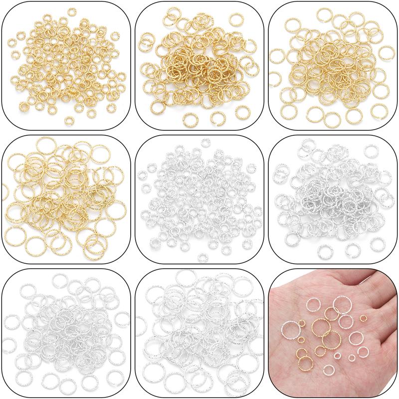 20 шт., медное кольцо с покрытием для резки резьбы, кольцо для DIY, ожерелье, браслет, серьги, изготовление ювелирных изделий, аксессуары для рукоделия