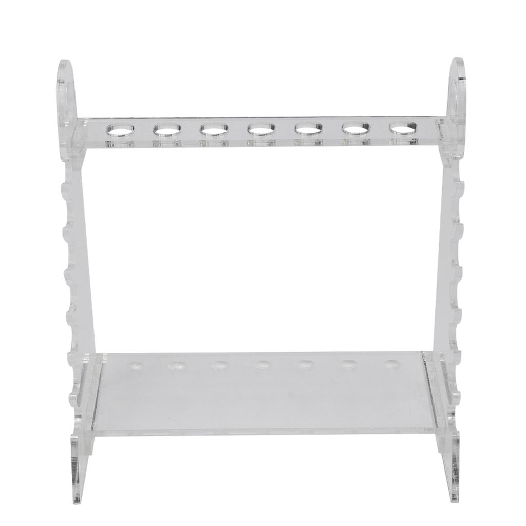 Organic Glass Trapezoid Pipette Supporting Holder 1.5cm Hole Diameter Pipette Rack