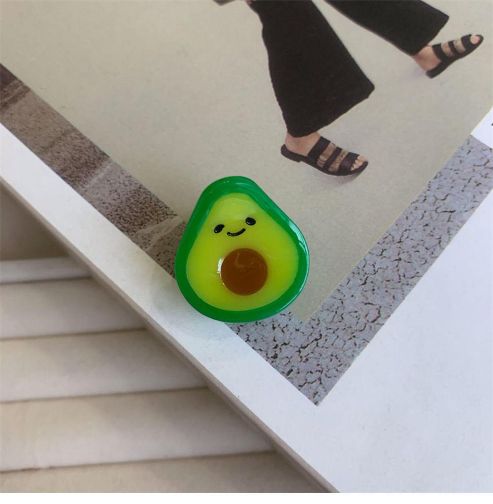 Корейская заколка для волос со свежими фруктами: Дизайн клубники, арбуза, вишни, лимона