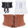 Polyester Elastic Pleated Cummerbunds Strap Rope Elastic High Wide Belt Wide Corset Waistband  Gift