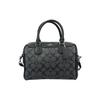 New Bennett With Leather Boston Bag, Shoulder Bag, Crossbody Bag, Handbag Medium Size Women's Black 32203-SVDK6