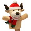 Morytrade Christmas Plush Hand Puppet with Moving Mouth (Reindeer)