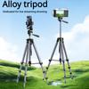 Съемка на открытом воздухе Прямая трансляция Специальный штатив Многофункциональный портативный напольный штатив из сплава Масштабируемый складной Профессиональный опорный каркас