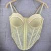 Lace Corset Top Women Slim Fit Push Up Bustier Crop Sexy Party Clubwear