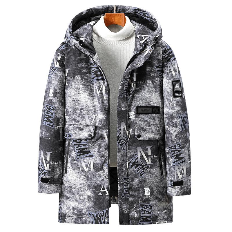 Пальто больших размеров, мужское толстое хлопковое пальто, зимнее пальто средней длины, хлопковая куртка большого размера, свободная утолщенная толстая мужская куртка 4XL-10XL