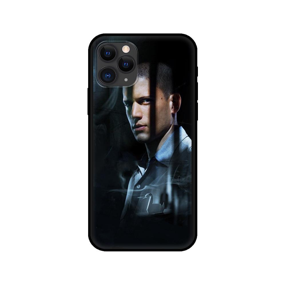 Черный чехол из ТПУ для iPhone 5 5S SE 2020 6 6S 7 8 Plus X 10 XR XS 11 12 mini pro MAX задняя крышка чехол Prison Break