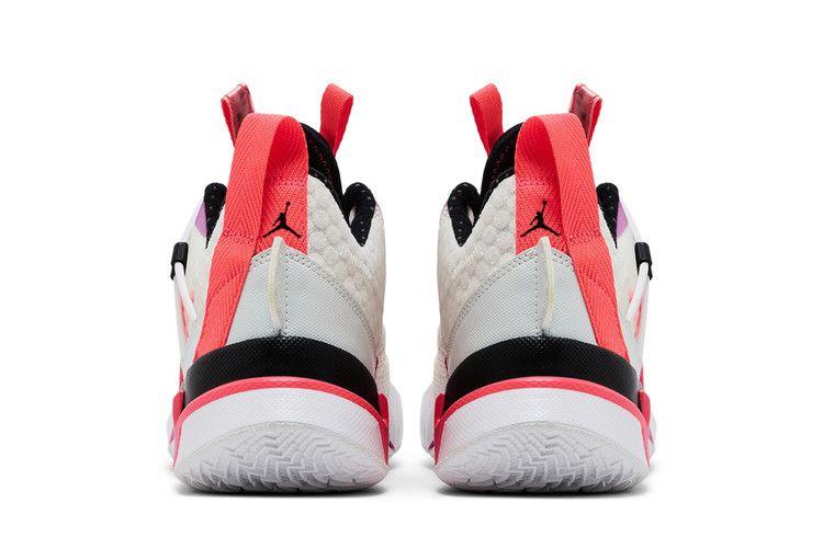 Детские кроссовки Jordan Why Not Zer0.3 SE Spruce Aura Flash Crimson (GS) Парус/Ель Аура-Флэш Малиново-Черный
