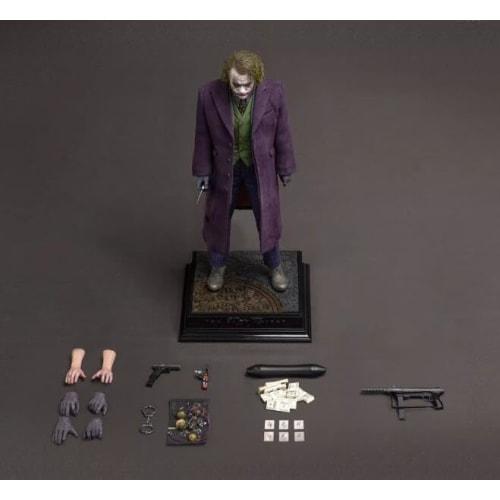 ACJND Studios 1/6 Scale Batman Series Joker Heath Ledger Movable Action Figure with Full Set of Body, Head, Costume, and Accessories (KJW001A)