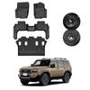 GIMUYA 3D Коврики для пола для Toyota New Land Cruiser серии 250 и VX 2024 3D Багажник Индивидуальный TPE Интерьер Индивидуальный Легкий Комплект Черный (7-местный), GDJ250W,