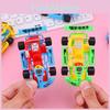 Racing Toddler Car Toy With Plastic Material For Parent Child Interaction Play