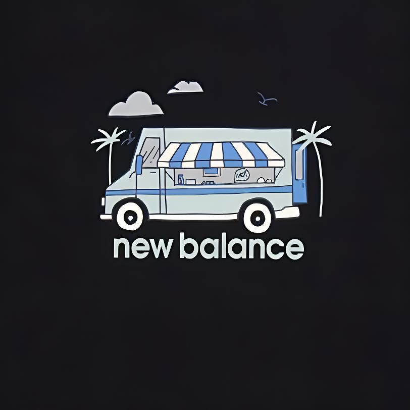 New Balance Мужская футболка NB Черная AMT52393-BK