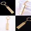 Fashion Metal Faux Gold Bar Ingot Bullion Keychain