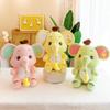 New Banana Elephant Plush Toy Doll Cute Elephant Animal Pillow Doll Pushes Birthday Gift Girl